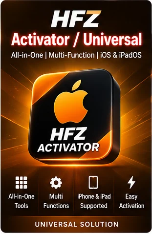 HFZ Activator Passcode iPhone 6 Till X iOS 11 Until 16 Passcode Hello Full Bypass MEID GSM Without Jailbreak Windows Tool