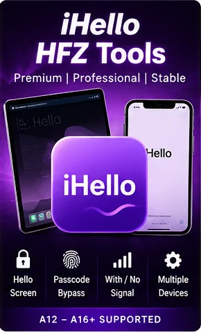 iHello HFZ Passcode Bypass Passcode iPhone XR Mac Windows
